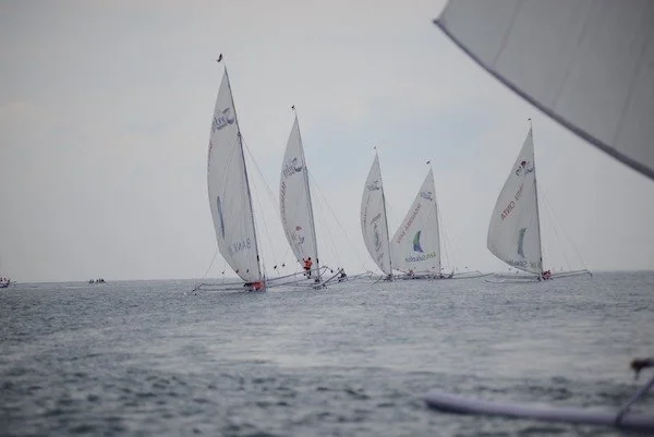 Perahu Layar tradisional khas suku mandar yang dilombakan di Sandeq Silumba 2025 (dok:ist