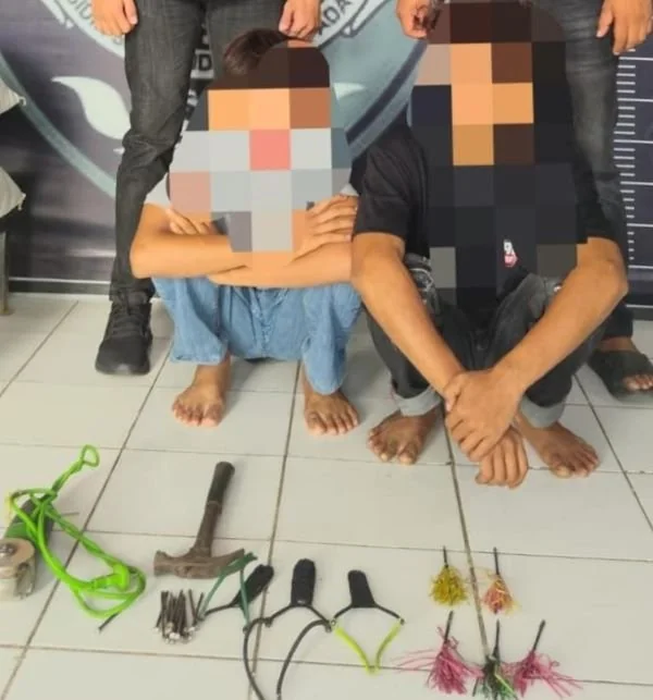Polisi Amankan Terduga Pelaku. (Dok: Ist)