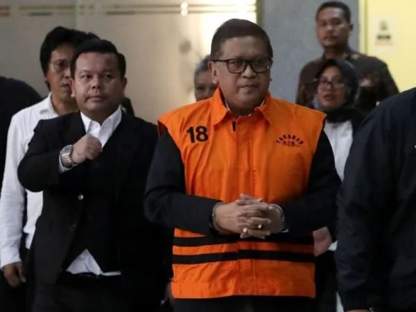 Hasto Kristiyanto resmi ditahan KPK (Dok : Int).