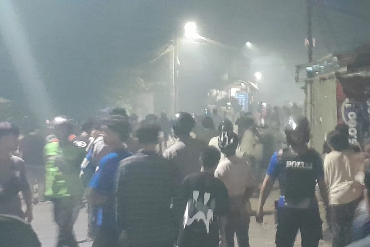 Tawuran di Makassar (Dok: Ist).
