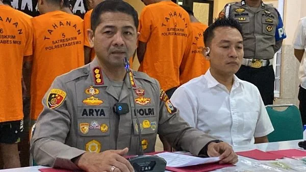 Kapolrestabes Makassar, Kombes Pol Arya Perdana (Dok:Atri KabarMakassar).
