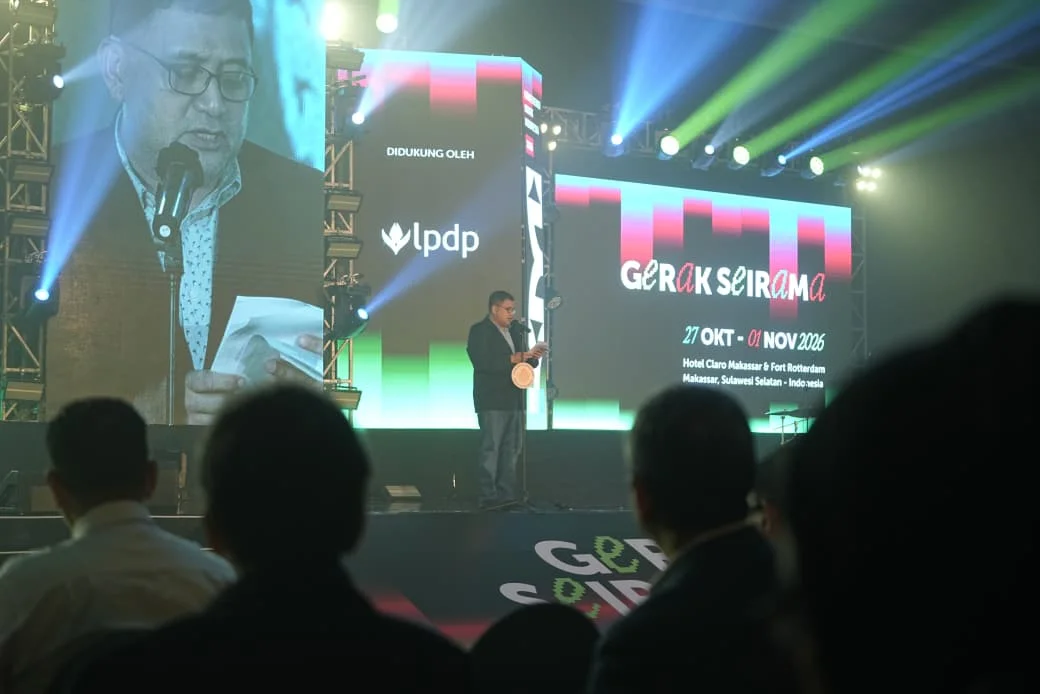 Wali Kota Makassar Munafri Arifuddin saat Memberikan Sambutan di KMI 2026 (Dok: Ist).