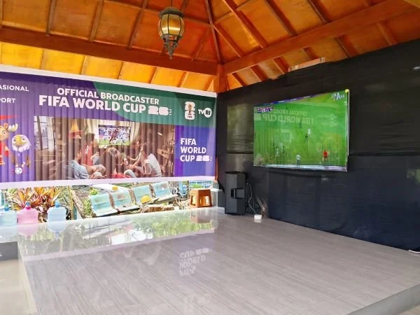 Persiapan layar lebar nonton bareng Piala Dunia 2026. (Dok: Ist)