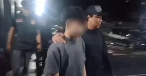 Remaja 16 tahun di Makassar ditangkap setelah diduga menganiaya bocah 12 tahun menggunakan cutter (Dok: Ist)