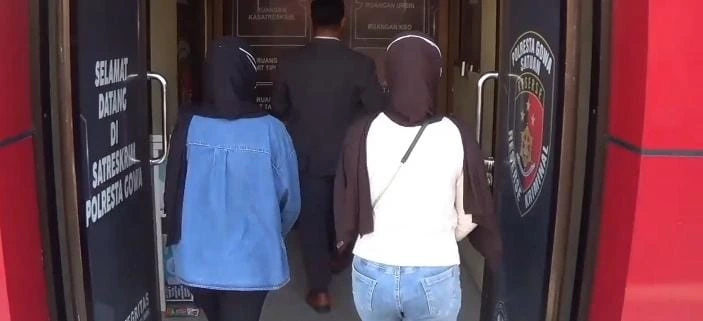 Korban menuju Polresta Gowa (Dok: Saleh Sibali KabarMakassar)