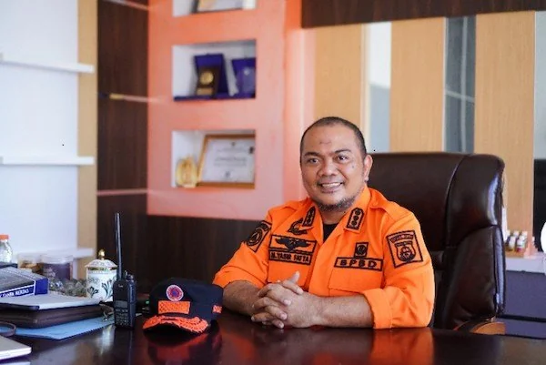 Plat Kepala Pelaksana BPBD Sulbar, M. Yasir Fattah (dok:Ist)