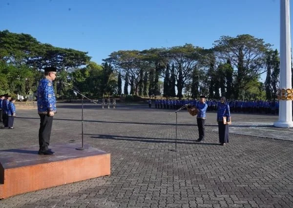 Sekprov Sulsel, Jufri Rahman di Kantor Gubernur Sulsel (Dok: Ist)