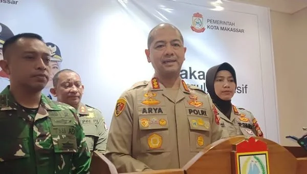 Kapolrestabes Makassar Kombes Pol Arya Perdana, (Dok: Sinta KabarMakassar).