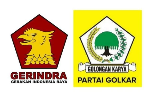 Partai Gerindra dan  Golkar (Dok : Int).