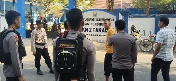 Polisi saat berada di TKP. (Dok: Ist)
