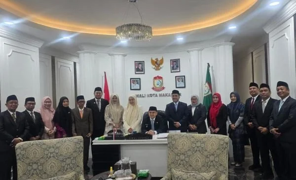 Wali Kota Makassar Munafri Arifuddin saat Pertemuan dengan Pejabat Eselon II yang Baru Dilantik, (Dok: Ist).