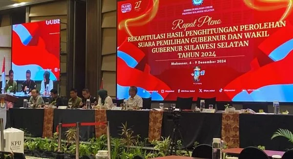 Rekapitulasi KPU Sulsel (Dok: Atri KabarMakassar).