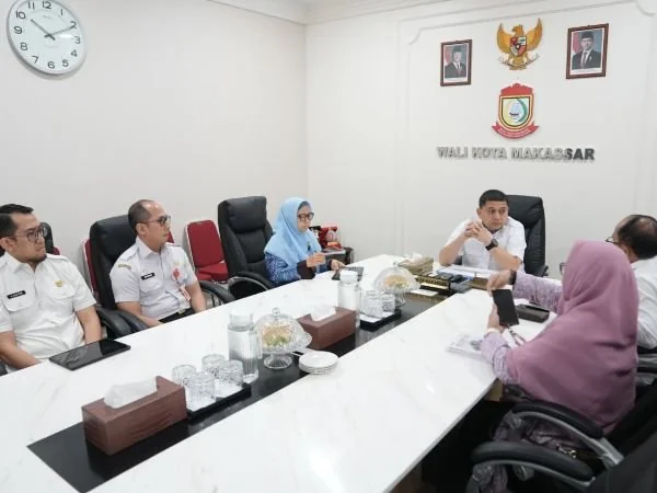 Tim APEKSI Komwil VI saat Audiensi dengN Wali Kota Makassar Munafri Arifuddin, (Dok: Ist).