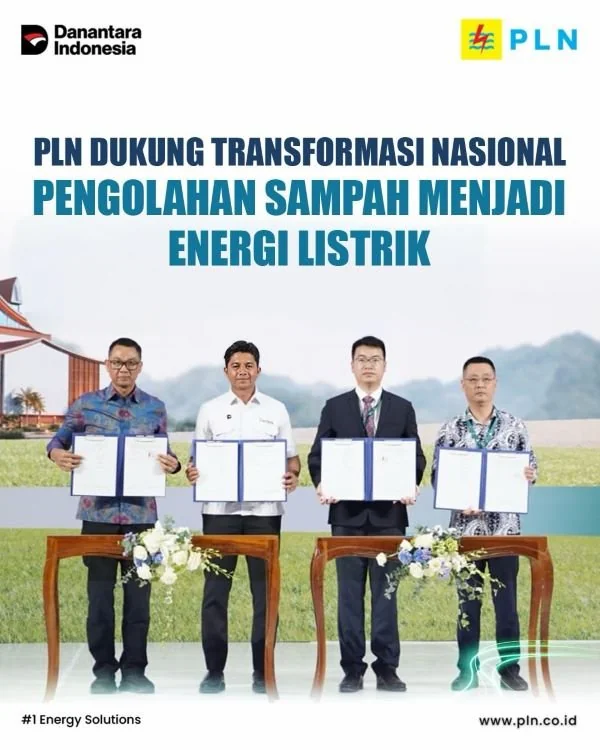 Penandatanganan Power Purchase Agreement (PPA) serta groundbreaking proyek PSEL pertama di Denpasar, Bali. (Dok: Ist)