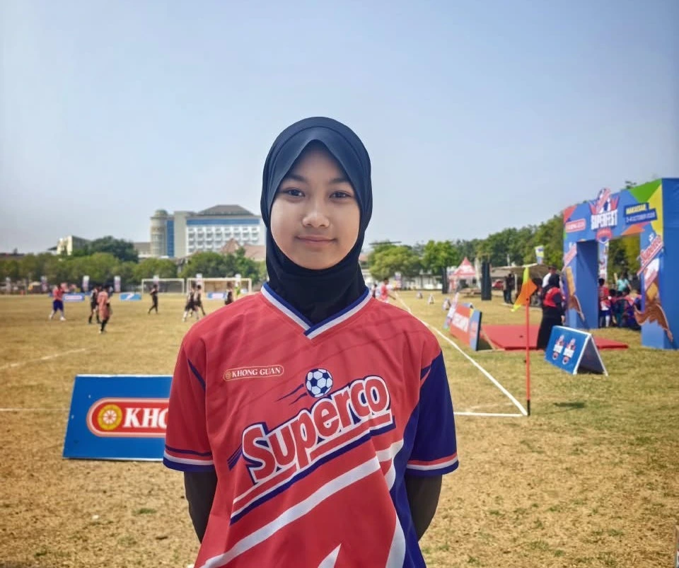 Siswi kelas 7 Bosowa School Makassar Nayyara Azizia Novandrian (Dok: Ist)