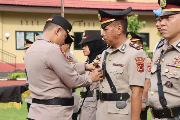 Sertijab Sembilan Pejabat Utama di Polres Maros, (Dok: Ist).