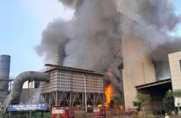 Suasana Pabrik pengolahan nikel milik PT Indonesia Tsingshan Stainless Steel (ITSS), di Morowali Terbakar, (Dok: Ist).