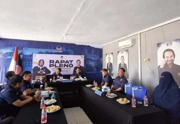 Pasangan Arham-Rahmat diputuskan dalam rapat pleno DPD Nasdem Luwu di Belopa, Senin (20/5) lalu.