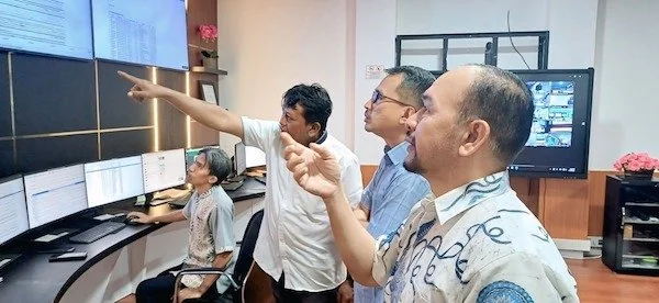 Kunjungan Diskominfo Sulsel ke BMKG Wilayah IV Makassar (dok. Ist)