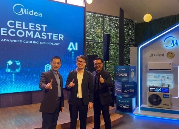 Midea pamerkan AC Celest Inverter di Kota Makassar (Dok: Nofi KabarMakassar)