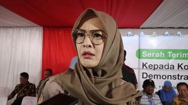 Ketua DPD NasDem Kota Makassar, Andi Rachmatika Dewi Yustitia Iqbal alias Cicu, (Dok: Sinta KabarMakassar).