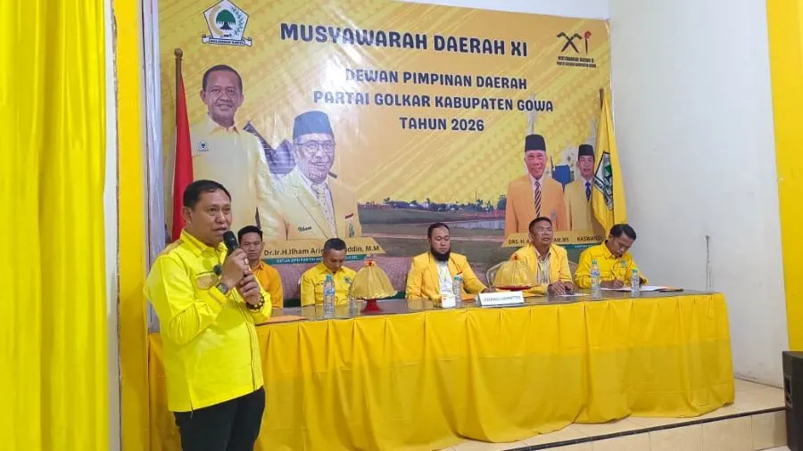 Bakal calon Ketua DPD II Partai Golkar Kabupaten Gowa, Lukman B Kady (Dok: KabarMakassar)