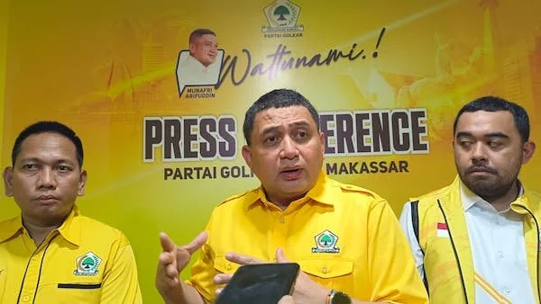 Ketua DPD II Golkar Makassar Munafri Arifuddin, (Dok: Sinta Kabar Makassar).