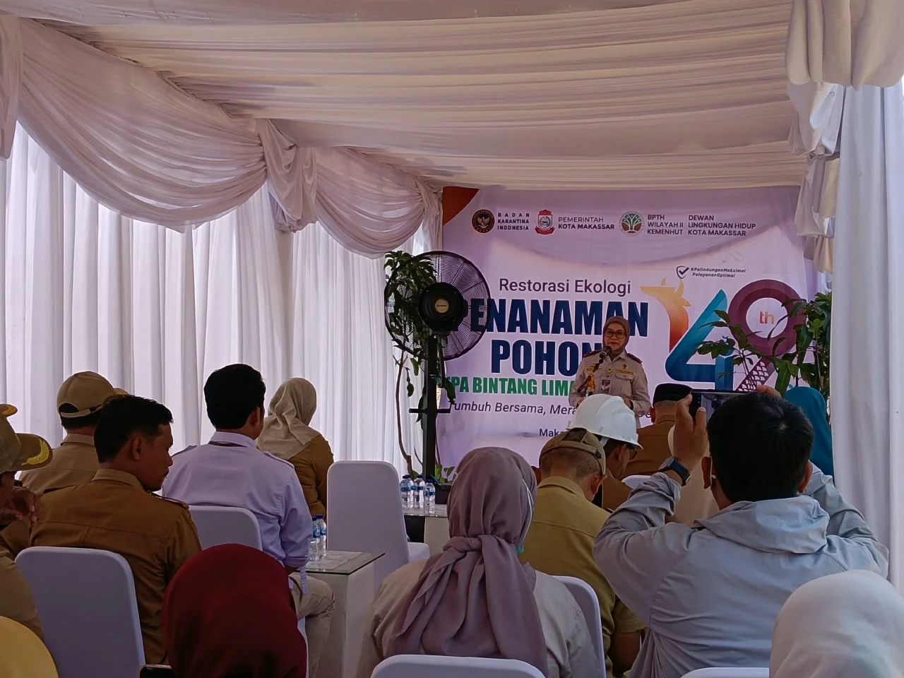 Kepala Balai Besar Karantina Pertanian/Hewan dan Ikan (Karantina) Sulsel Sitti Chadidjah (Dok: Sinta KabarMakassar).