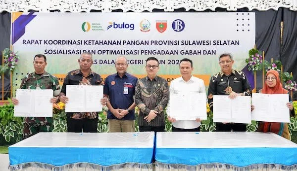Sekprov Sulsel, Jufri Rahman pada Rakor Ketahanan Pangan di Gedung Lappoase (Dok: Ist)