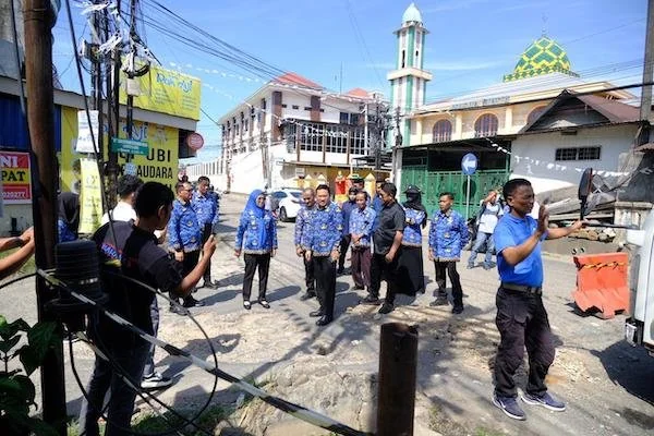Bupati Gowa, Sitti Husniah Talenrang saat Meninjau Lokasi, (Dok: Ist).
