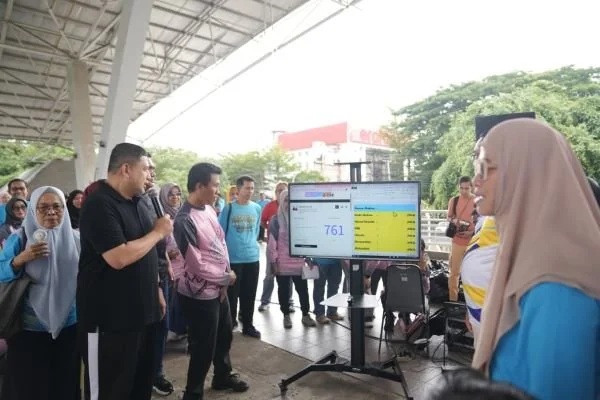 Wali Kota Makassar, Munafri Arifuddin di Senam Masal Lansia, (Dok: Ist).