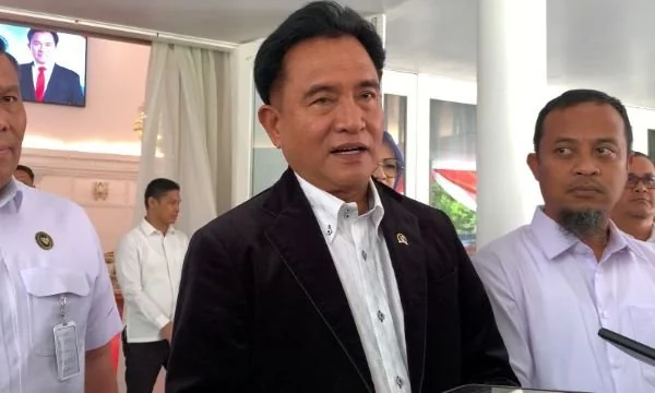 Menteri Koordinator Bidang Hukum, Hak Asasi Manusia, Imigrasi, dan Pemasyarakatan Indonesia, Yusril Ihza Mahendra (Dok : Syamsi Kabar Makassar).