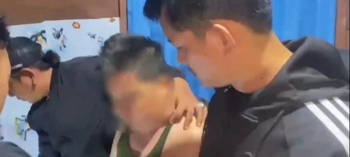 Pelaku Pembunuhan saat Ditangkap di Makassar