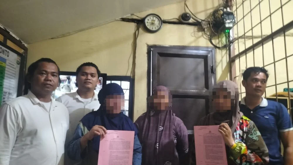 Ketiga terduga pelaku pengeroyokan diamankan oleh Polres Jeneponto (Dok: Ist)