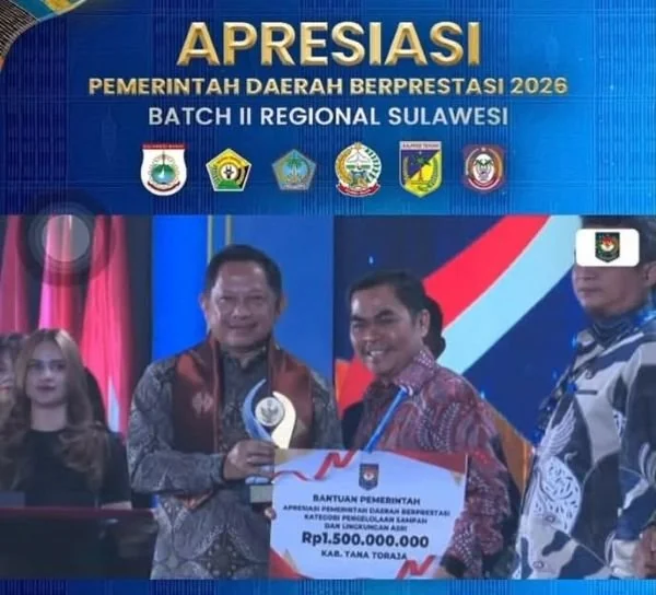 Apresiasi Pemerintah Daerah Berprestasi 2026 Batch II Regional Sulawesi yang diselenggarakan Kementerian Dalam Negeri (Dok: Ist)