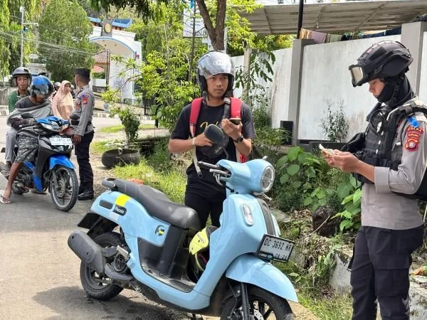 Operasi Zebra Marano yang dilakukan Polda Sulbar (Dok : ist).