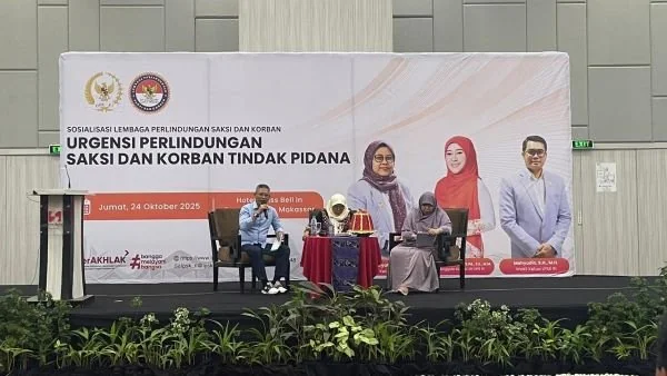 LPSK dan DPR RI Sosialisasi di Makassar. Dok. KabarMakassar