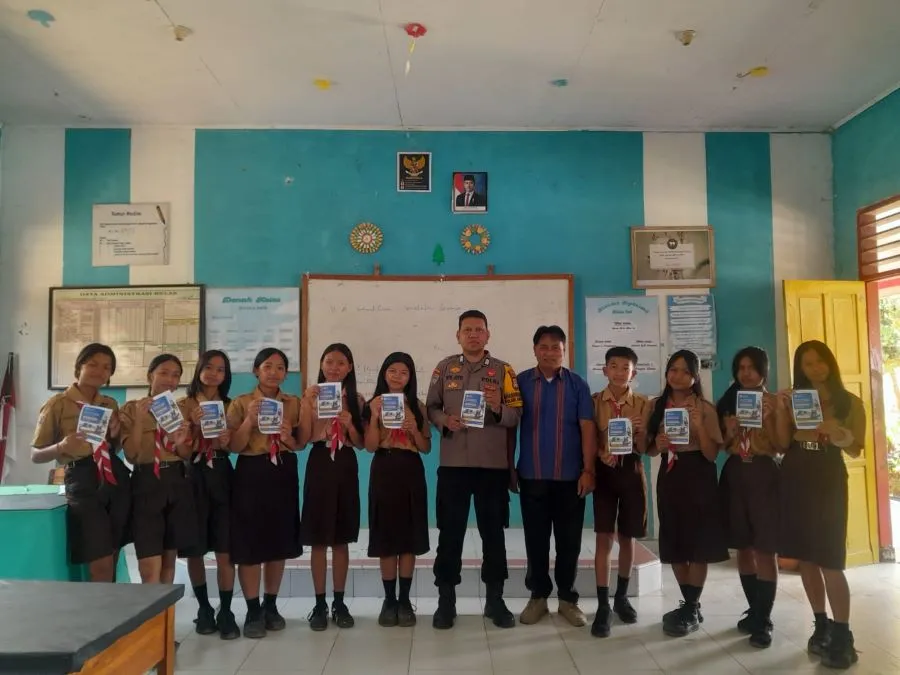 Sosialisasi Sistem Penerimaan Murid Baru (SPMB) SMA Kemala Taruna Bhayangkara Tahun Ajaran 2027/2028 di SMP Negeri 3 Satap Buntao (Dok: Ist)