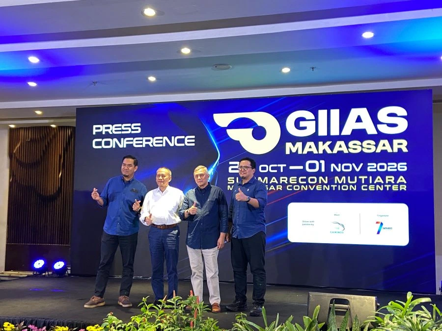 Konferensi pers GIIAS Makassar 2026 di Hotel Four Points by Sheraton (Dok: Nofi KabarMakassar)