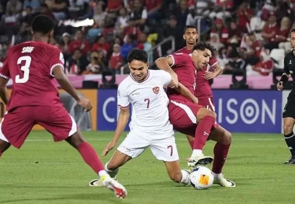 Qatar vs Indonesia (Foto : ist).