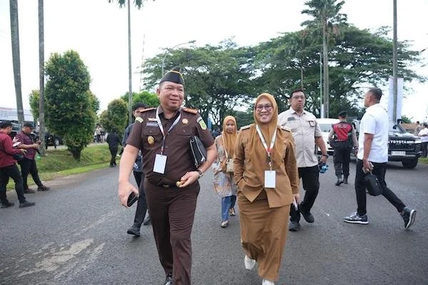 Bupati Gowa, Sitti Husniah Talenrang saat Menghadiri Rakornas Pemerintah Pusat dan Daerah Tahun 2026, (Dok: Ist).