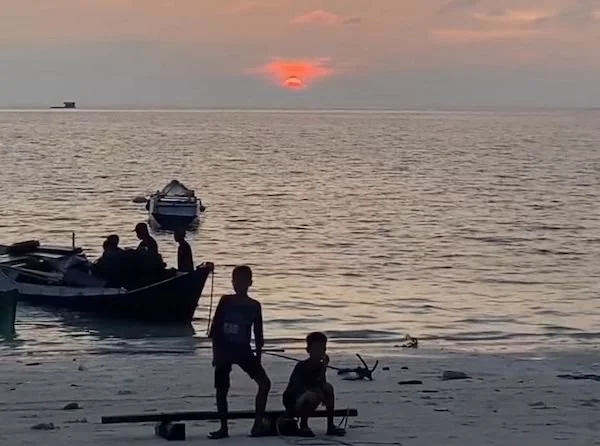 para penumpang yang mengalami kapal terbalik di Kepulauan Selayar (Dok:Ist)