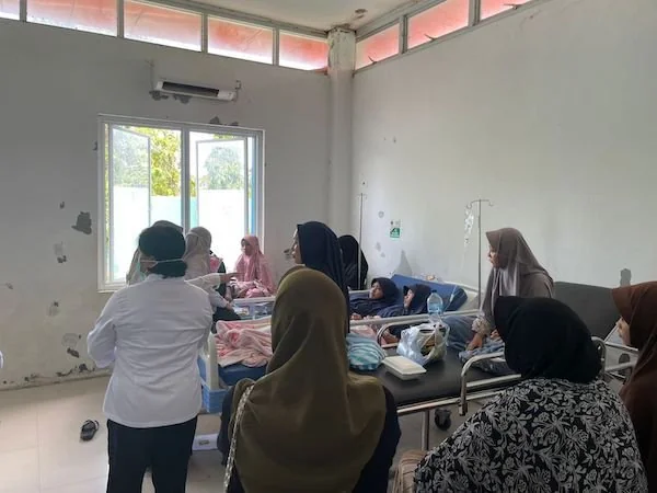 Suasana perawatan pasien di Puskesmas Tampa Padang, Kalukku, Mamuju(dok:ist)