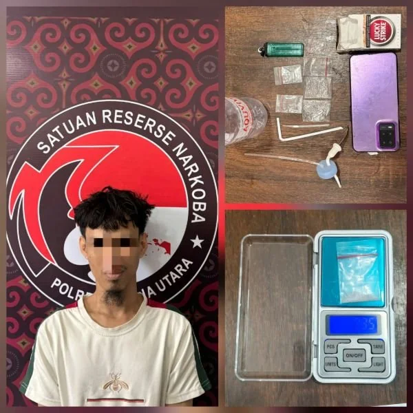 Satresnarkoba Polres Toraja Utara Polda Sulsel kembali mengungkap kasus penyalahgunaan peredaran narkotika (Dok: Ist)