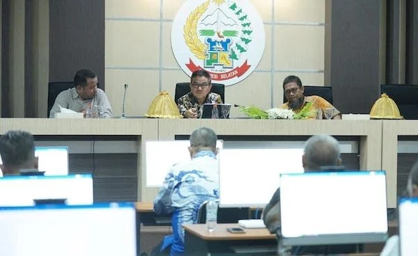 Sekprov Sulsel, Jufri Rahman di Kantor Gubernur Sulsel (Dok: Int)