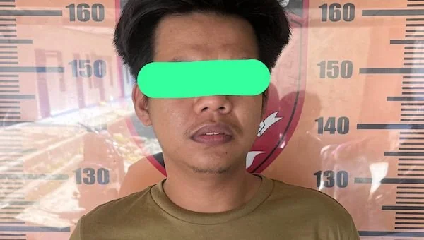 Pelaku penganiayaan yang berhasil di ringkus Resmob Polresta Mamuju (dok:Ist)