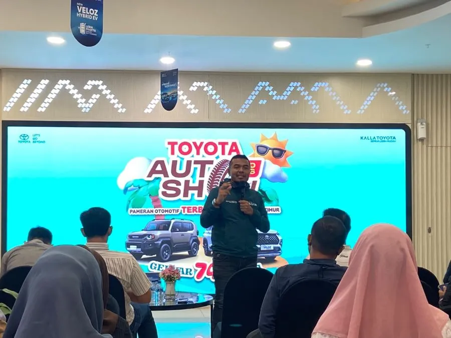 Konferensi pers Toyota Auto Show 2026 (Dok: Nofi KabarMakassar)