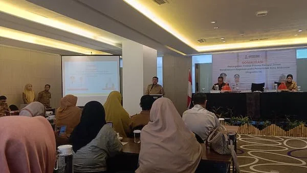 Wali Kota Makassar, Munafri Arifuddin saat Sosialisasi Pencegahan Tindak Pidana Korupsi dalam Pelaksanaan (Dok: Sinta KabarMakassar).