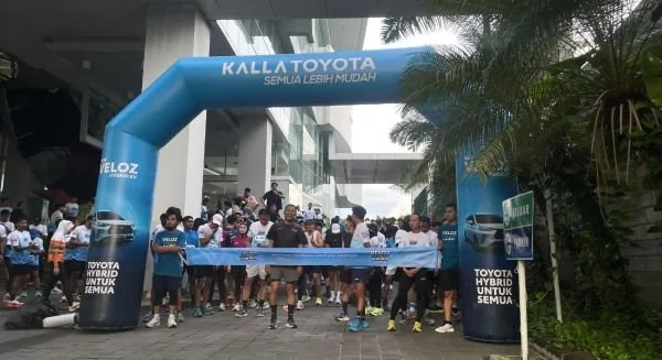 Veloz Hybrid Fun Run 5K oleh Kalla Toyota sukses dilaksanakan (Dok: Ist)