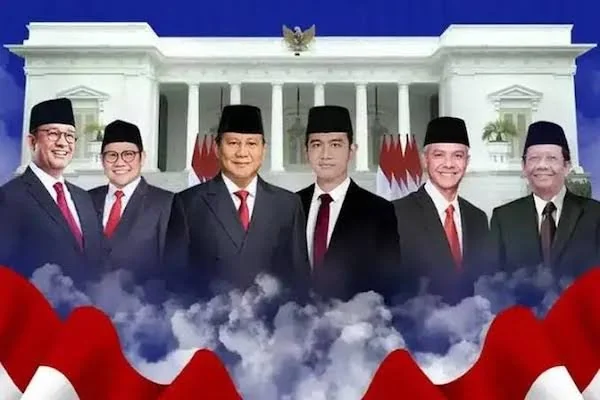 Paslon Pilpres 2024 Anies Baswedan-Muhaimin Iskandar, Prabowo Subianto-Gibran Rakabuming Raka dan Ganjar Pranowo-Mahfud MD